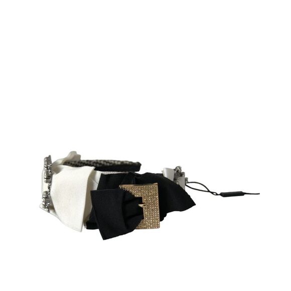 Dolce & Gabbana Hair Bow HeadbandBlack and White Women Multicolor Hair main image 5